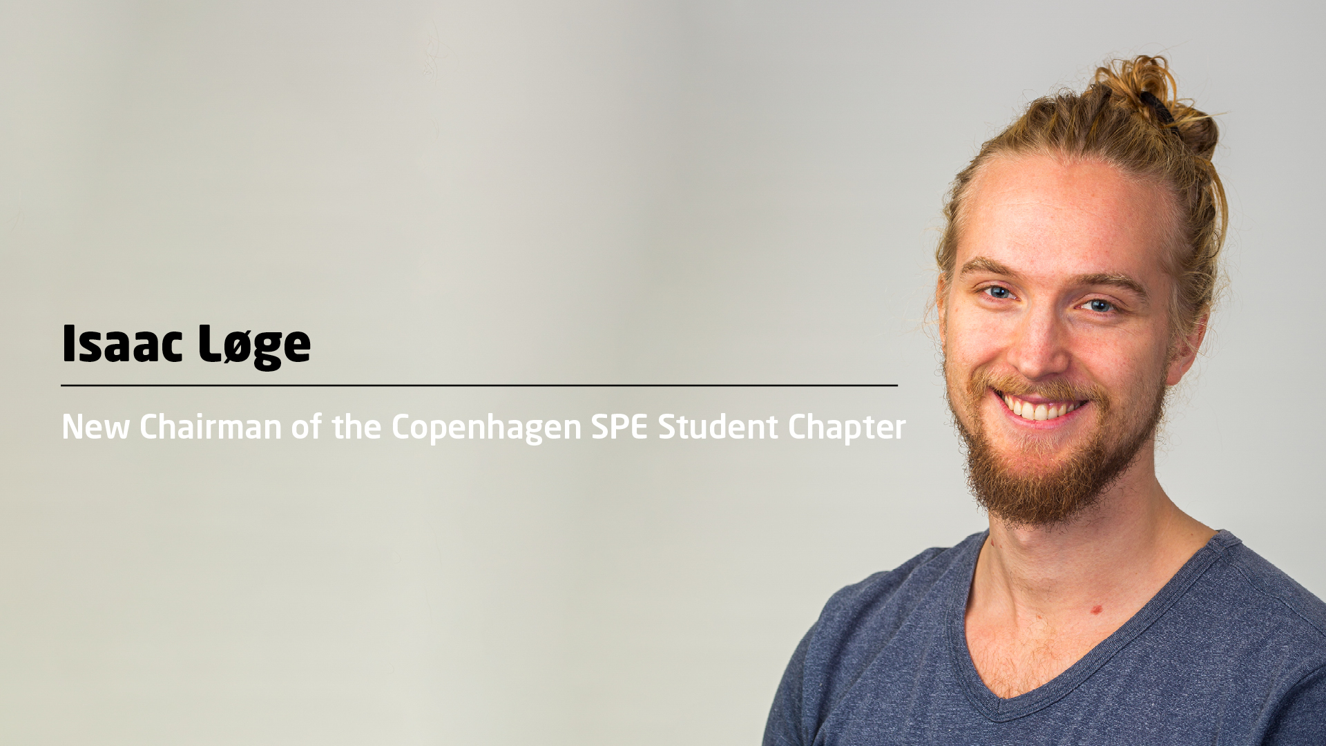 Isaac Løge New Chairman of the Copenhagen SPE Student Chapter