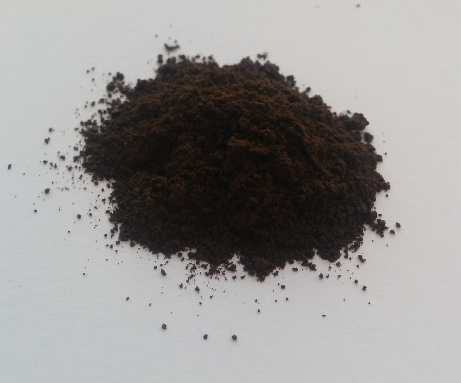 A pile of lignin powder - the "concrete of plant cells".
