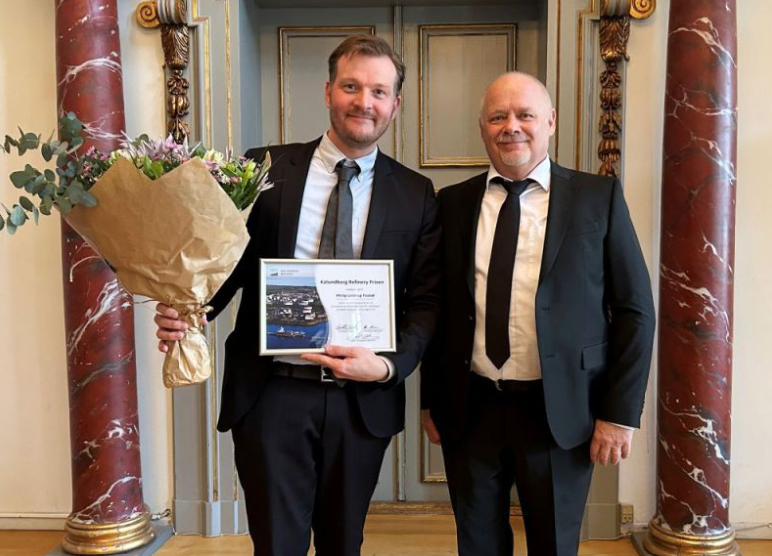 Philip L. Fosbøl receives prize