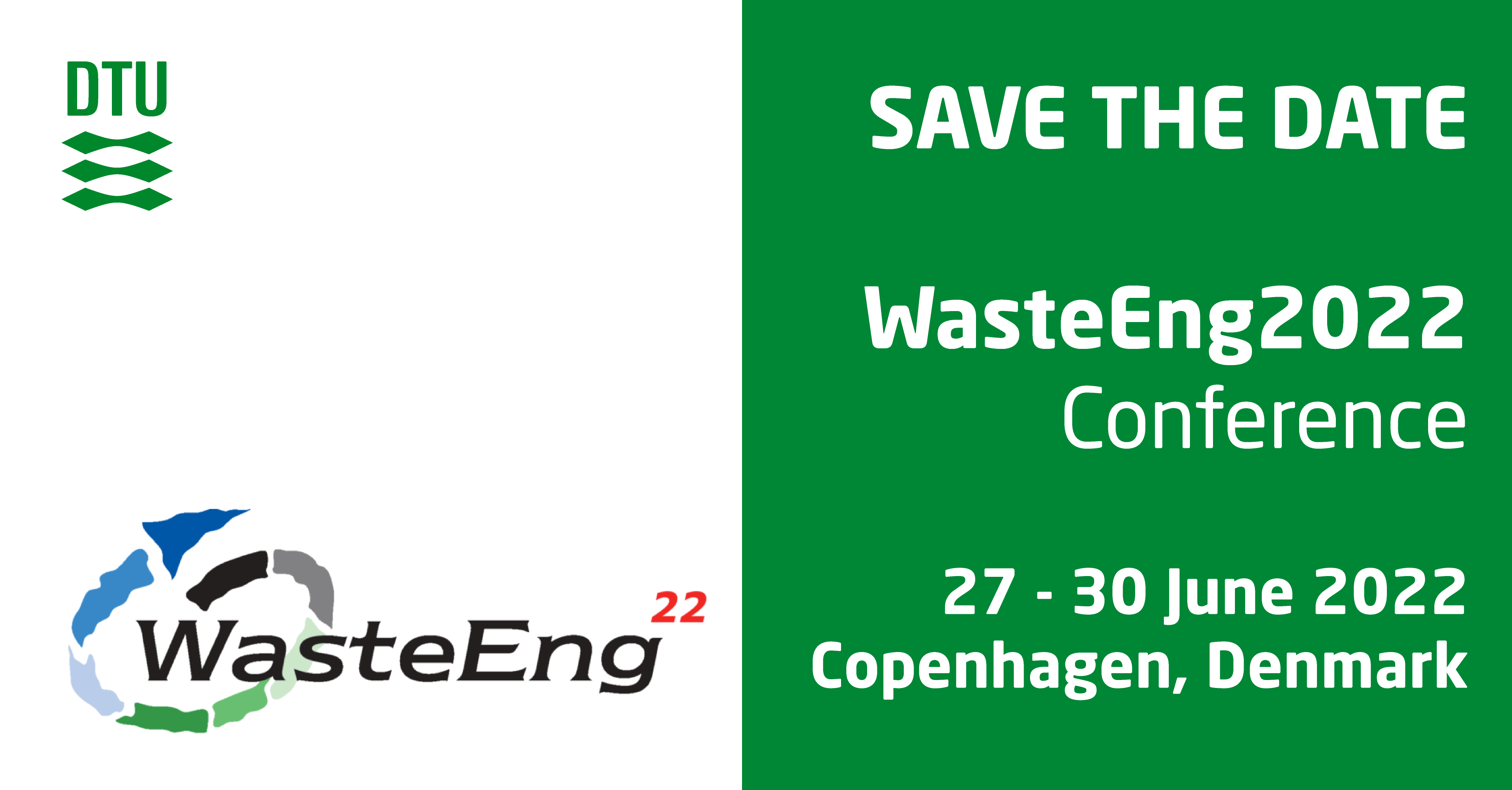 WasteEng 2022  - 9th International Conference on Engineering for Waste and Biomass Valorisation