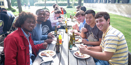 KTStudents' barbeque. Photo by DTU Chemical Engineering